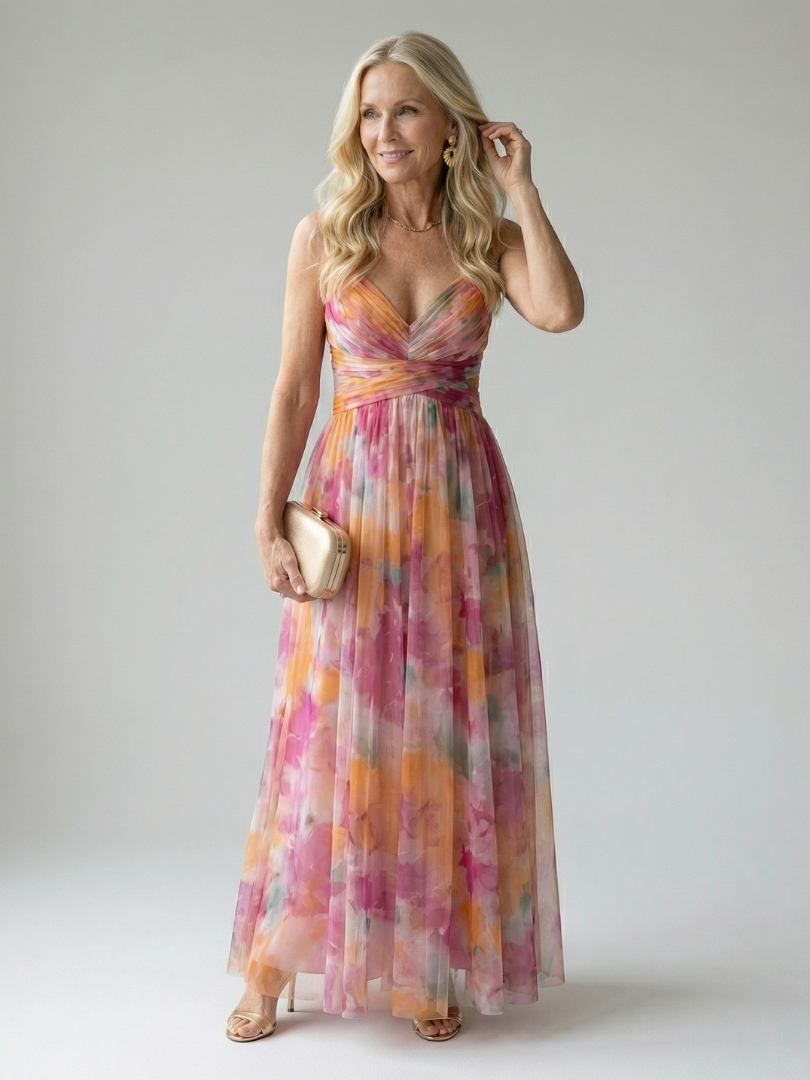 Isel Soft Wrap Maxi Dress