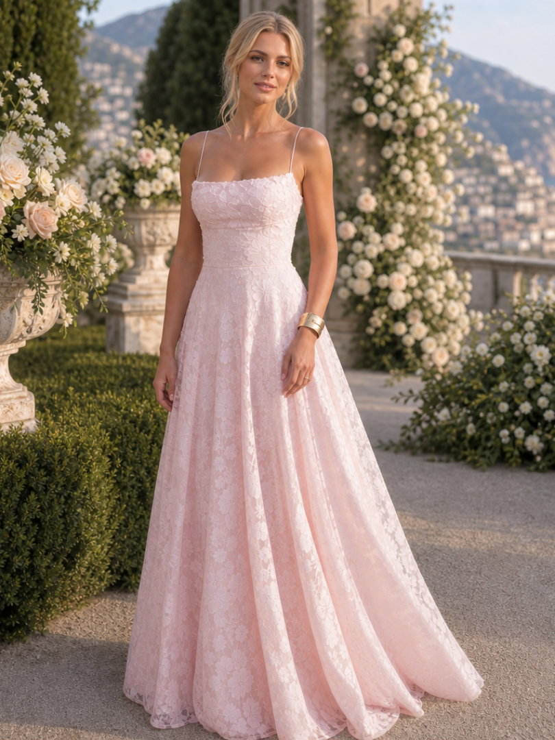 Valenne Full Lace Maxi Dress Full Length Detail