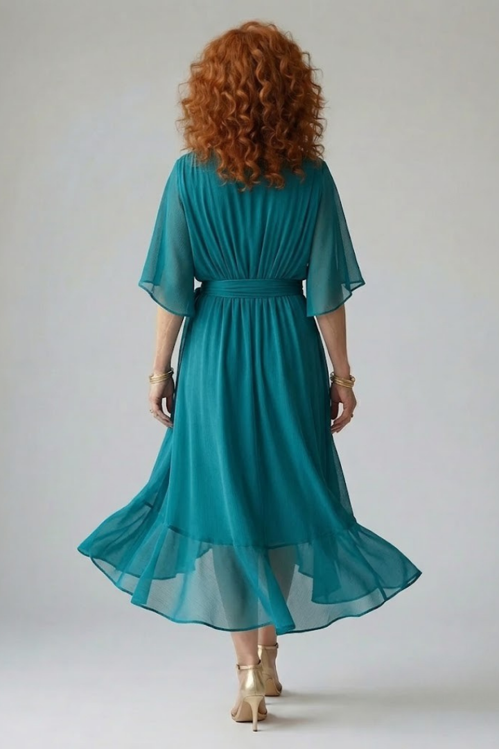 Elric | Light Drape Midi Dress