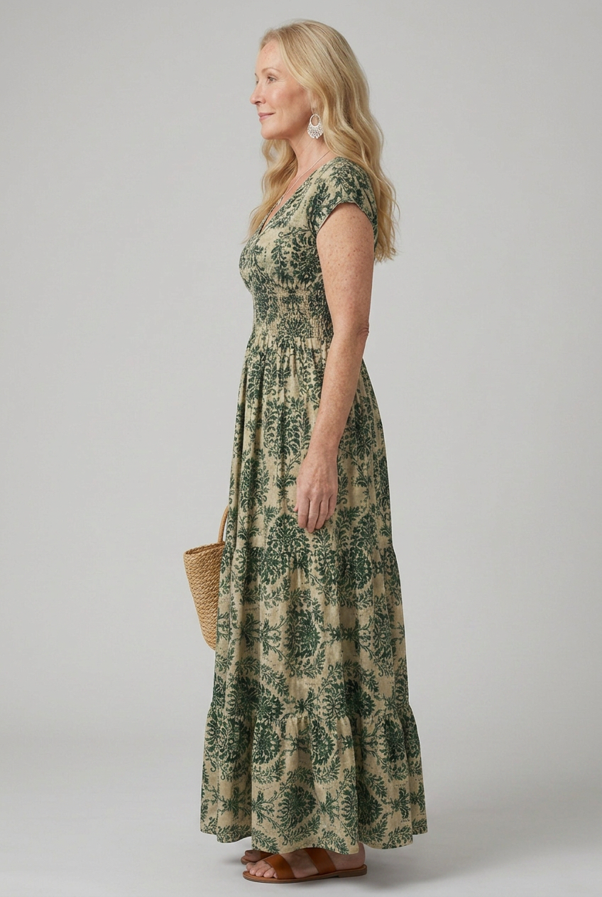Melior | Printed Flow Maxi Dress