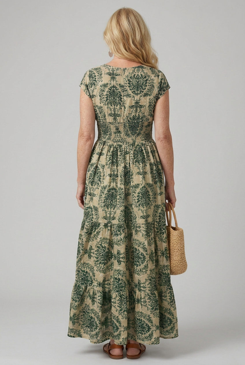 Melior | Printed Flow Maxi Dress