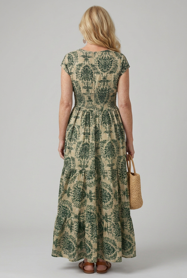 Melior | Printed Flow Maxi Dress