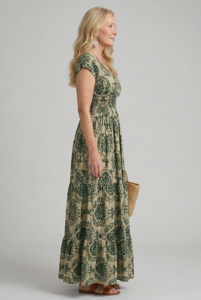 Melior | Printed Flow Maxi Dress