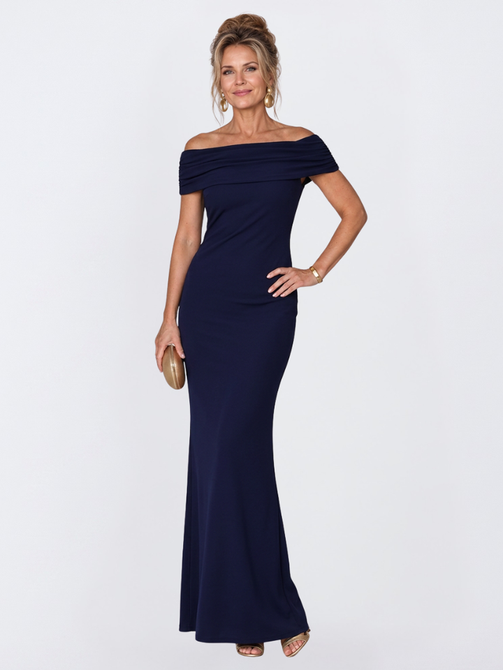 Virella | Women’s Off-Shoulder Twist Back Bodycon Maxi Dress