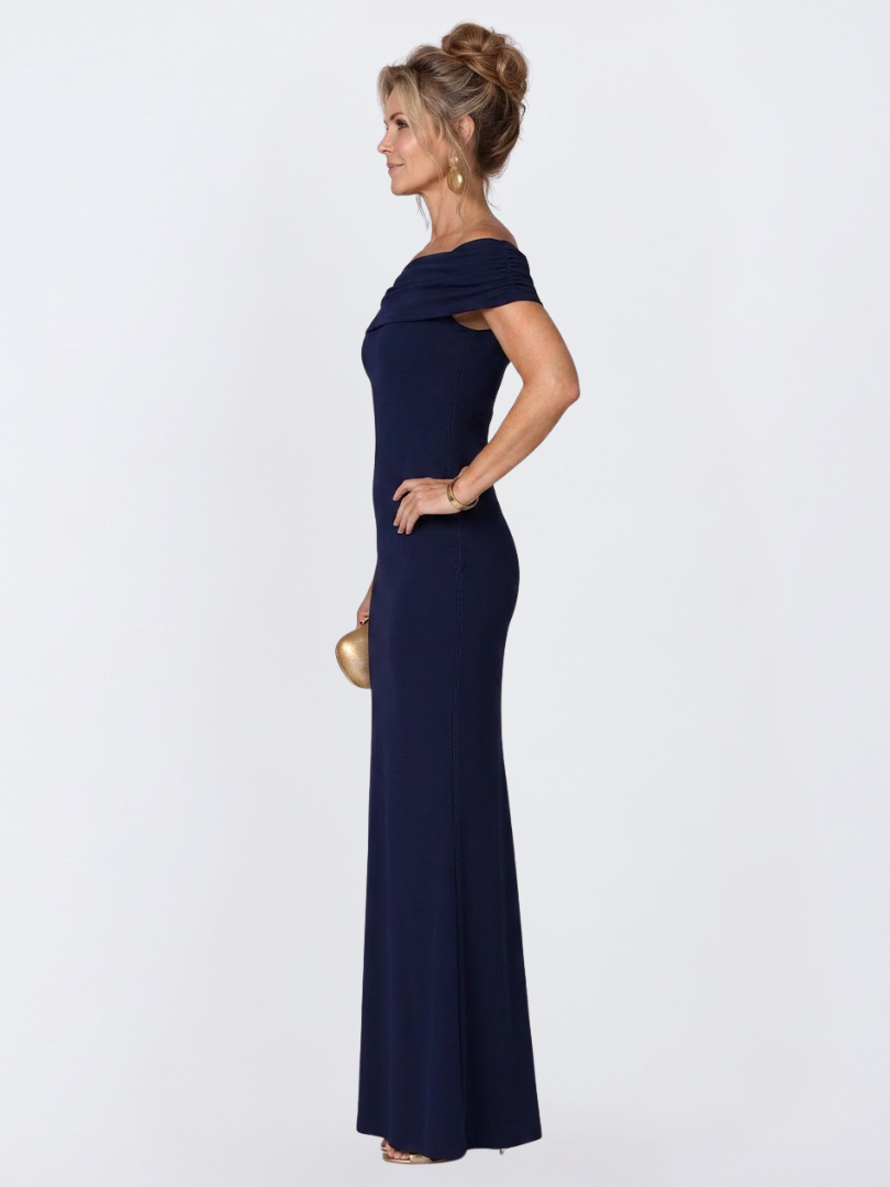 Virella | Women’s Off-Shoulder Twist Back Bodycon Maxi Dress