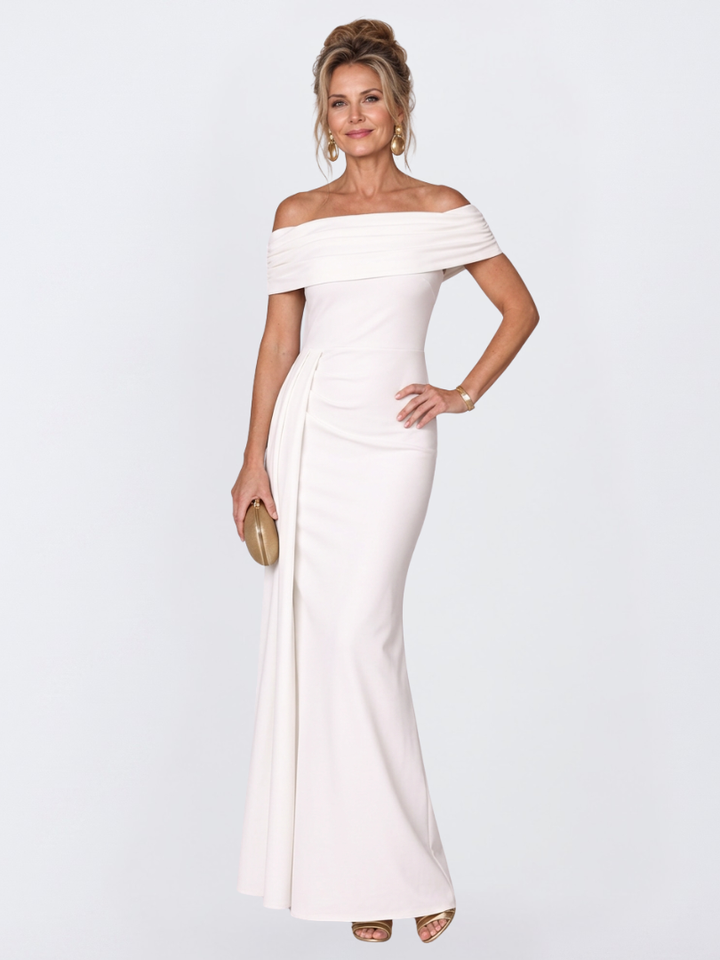 Virella | Women’s Off-Shoulder Twist Back Bodycon Maxi Dress